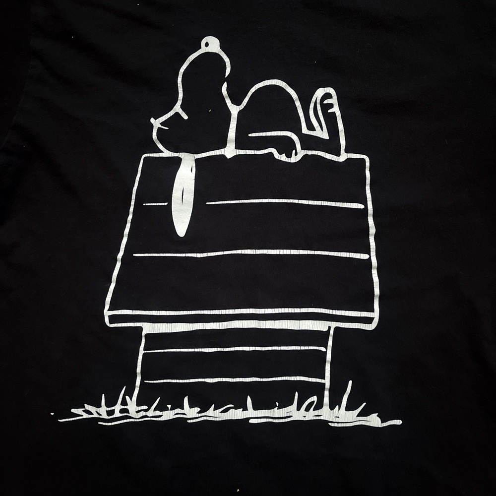Snoopy Black and White We Love Fine x Peanuts Small T-shirt